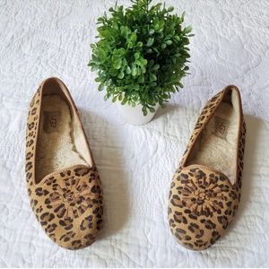 UGG | Leopard Suede Flats size 6.5